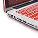 GMYLE 3 in 1 Bundle Soft-Touch Frosted Hard Case for Macbook Pro 13 inch with CD-ROM (Model: A1278) with Keyboard Cover and Screen Protector - Red