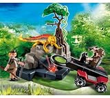 PLAYMOBIL 4847 - Treasure Hunter with Metal Detector + 4849 - Temple guardian with bright orange weapon + 4846 - Treasure Robber's Crawler