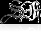 San Francisco Old School/english Die Cut Silver Finishing Belt Buckle