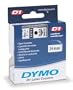 Dymo D-1 Tape, 1 Inch, Black White, 1/Box (53713)