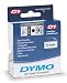 Dymo D-1 Tape, 1 Inch, Black White, 1/Box (53713)