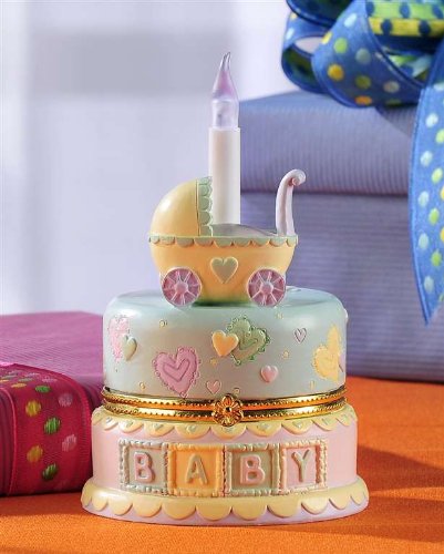 Cupcake Trinket Box - Baby by Giftcraft