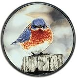 The Mad Bluebird by Glassmasters from the original photograph by Michael L. Smith * Mint in box * Highly Collectible