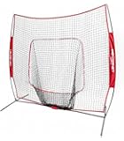 PowerNet Baseball and Softball Practice Net 7 x 7 with bow frame (w/ LIFETIME WARRANTY)