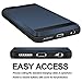 iPhone 6 Plus Case, Vofolen Impact Resistant iPhone 6S Plus Wallet Case Anti-scratch Protective Shell Shockproof Rubber Bumper Cover Card Slot Holder for iPhone 6 Plus 6S Plus 5.5 inch -Dark Blue