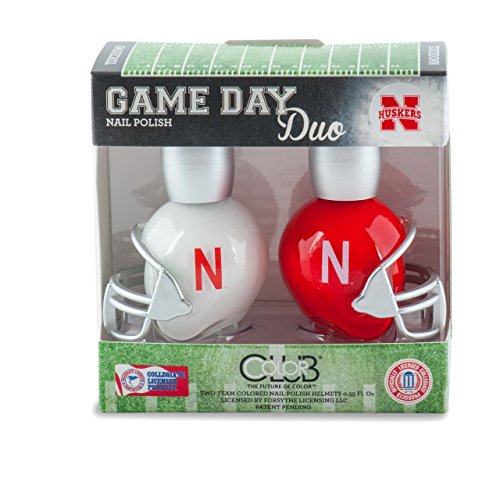 Nebraska Cornhuskers Game Day Duo Nail Polish
