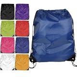 Basic Drawstring Tote Cinch Sack Promotional Backpack Bag - Athletic Gold CA2500