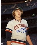 Autographed/Hand Signed Photo Mark Fidrych Detroit Tigers