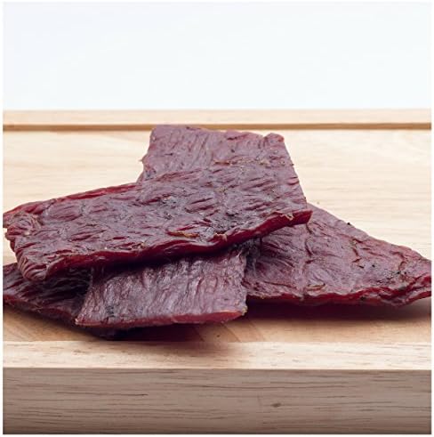 Taurus Bulk Beef Jerky Peppered Flavored, Thick &amp; Chewy Cut(1lb Bag)