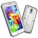Galaxy S5 Case, SUPCASE [Heavy Duty] [Unicorn Beetle Pro Series] Full-body Rugged Case with Built-In Screen Protector for Samsung Galaxy S5 Case, Dual Layer Design Impact Resistant Bumper (White/Gray)