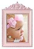 Burnes of Boston 540057 Baby Royal Picture Frame, Pink, 5 by 7-Inch