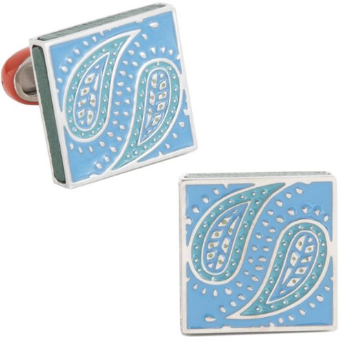 Designer Robert Graham Blue Hypnotic Cufflinks