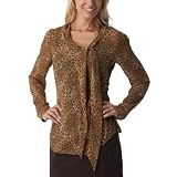 Merona® Collection Women's Dalia Blouse - Animal Print L