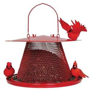 No/No Red Cardinal Bird Feeder C00322 No/No Red Cardinal Bird Feeder C00322