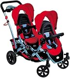 Kolcraft Contours Options Tandem Stroller, Ruby