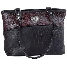 Embassy Ladies' Alligator Embossed Handbag