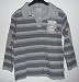Keedo Stripe Golf Poloshirt Longshirt Kindermode Jungen