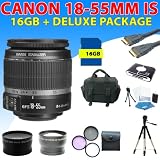 Deluxe Accessory Kit for Canon EOS 20d, EOS 30d, EOS 40d, EOS 50d, EOS 60d Dslr Cameras Includes Canon 18-55mm 1855mm F/3.5-5.6 Ef-s Is Lens and More(16gb 4lens Kit)