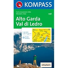 Alto Garda, Val di Ledro. 1 : 35 000: Carta escursioni / bike. Wandern / Rad