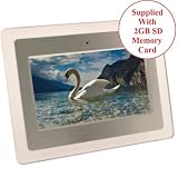 7 Lumina Photo Silver Digital Photo Frame & 2GB SD Card [Electronics]