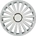 Produkt-Bild: Petex Radzierblende Radical pro white Gr&ouml;&szlig;e 16" wei&szlig; 2-fach lackiert mit Chromring Material: ABS