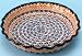  Polish Pottery Ruffled Pie Plate 10 1/4\