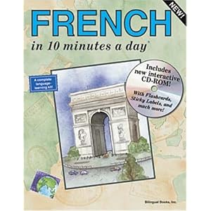 FRENCH in 10 minutes a day with CD-ROM [Paperback]