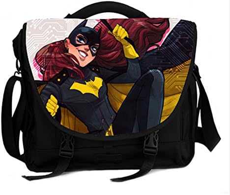 Batman Batgirl Print 15 inch Laptop/Notebook Computer Bag Shoulder Cross Body Bag