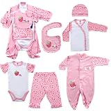 Hudson Baby 6-Piece Sweet Baby Layette S...