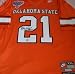 Barry Sanders autographed Oklahoma State 1988 throwback jersey