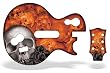 Guitar Hero 3 Faceplate Skin for Xbox 360 / PS3 - Skulls Orange