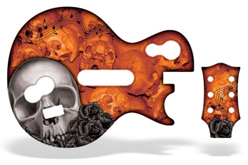 Guitar Hero 3 Skin for Nintendo Wii - Bone Collector Orange