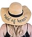 H-2017-MOH Funky Junque Bridal Sun Hat - Maid Of Honor