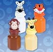 24 ZOO Animal Jungle Characters Bubble Bottles