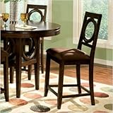 Slat Back Stool by Standard Furniture - Dark Wood (13874)