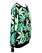 LoveLiness Fashion Sweatshirts Women's Neon Marijuana Leaf Print Sweatshirt