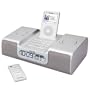 iHome iH8 Clock Radio for iPod (Silver)