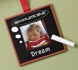 Pack of 12 Black Chalk Board 2" x 2" Photo Picture Frame Christmas Ornaments