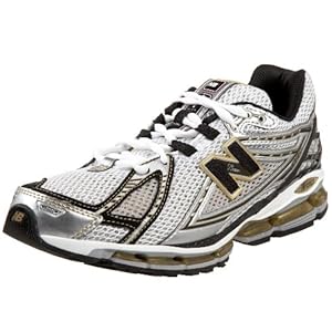 New Balance Men's MR1906 NBX Running Shoe,White/Black/Gold,9.5 D US