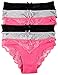 Cotton Cantina 3 or 6 Pack Bikini Panty w Lace Back