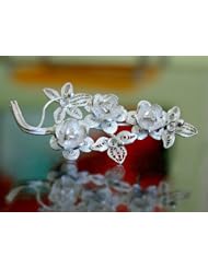 Sterling silver brooch, Silver Bouquet