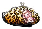 Fluff Lady Leopard Clutch Coin Purse