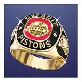 The Bradford Exchange Detroit Pistons Team Ring: NBA Detroit Pistons Memorabilia