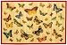 Laser Printed Split Bamboo Butterflies 3' x 5' Veranda Rug