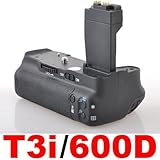 New Battery Grip for Canon EOS 550D 600D / Rebel T2i T3i SLR Digital Camera ....