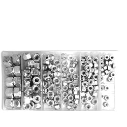 150 Pc Neiko Nylon Lock Nut Assortment