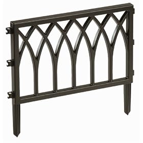 Suncast Resin Cathedral Fence from Fences & Gates