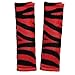 OxGord Zebra Steering Wheel Cover, Red & Black