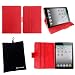 Bear Motion ® 100 Genuine Leather Folio Case for iPad Mini 7.9″ / the 7.9 Inch Mini iPad Cover(Support Smart Cover Function) – PC Red MP