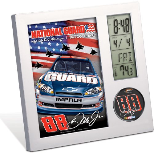 NASCAR Dale Earnhardt Jr Digital Desk Clock